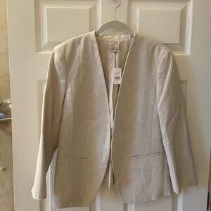 NWT Cream Linen Blazer